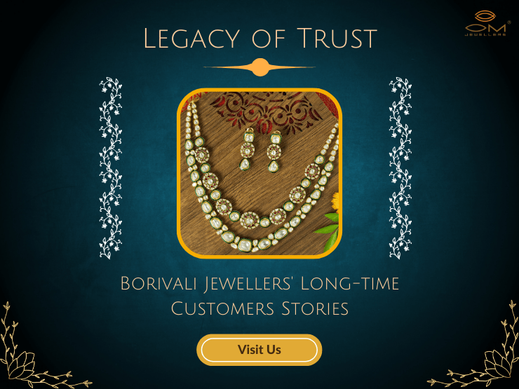 An image capturing the heartfelt connections forged between Borivali Jewellers and its loyal patrons, showcasing the enduring legacy of trust and devotion.