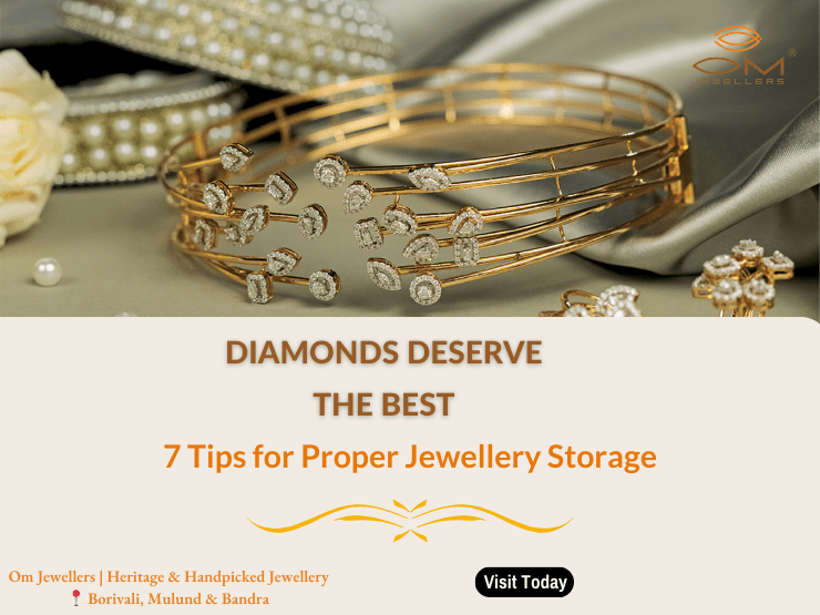 Discover the art of proper jewellery storage with our expert tips, ensuring your diamonds shine eternally.