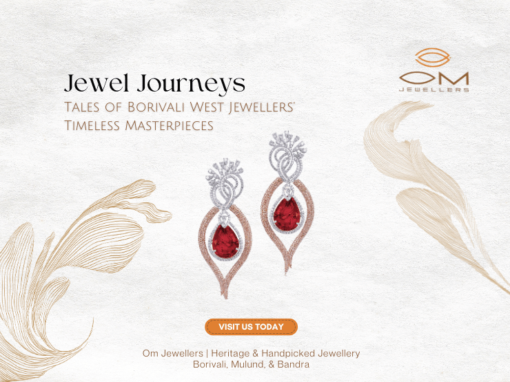 Illustration depicting gemstones and jewellery, representing Borivali West Jewellers' iconic pieces